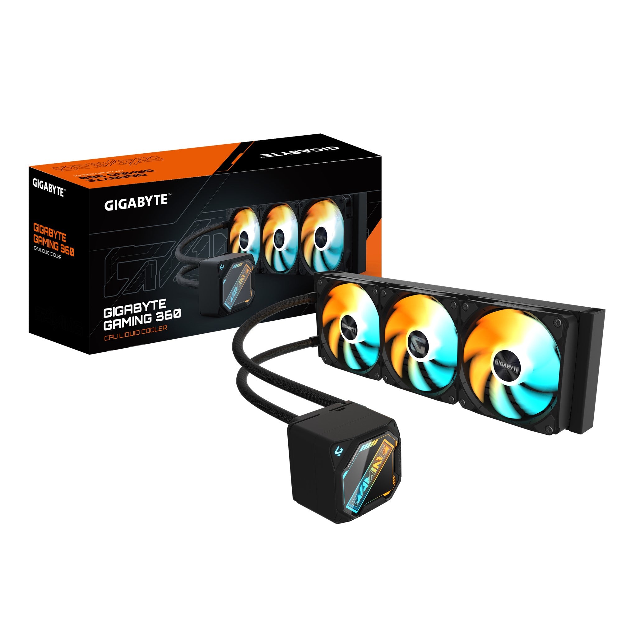 Gigabyte GAMING 360 all-in-one liquid cooler, Intel 1851 / 1700 / 115X / 1200, AMD AM5 / AM4, Color BLACK Gigabyte GAMING 360 all-in-one liquid cooler, Intel 1851 / 1700 / 115X / 1200, AMD AM5 / AM4, Color BLACK